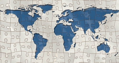 Un plansifero visto come un puzzle a indicarne la globalizzazione